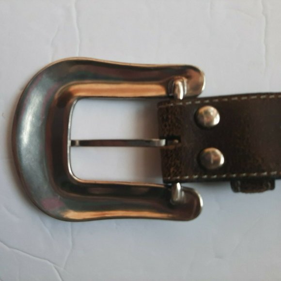 Medium Noone Leather Brown Western Studded Embroidered Brown main image 7